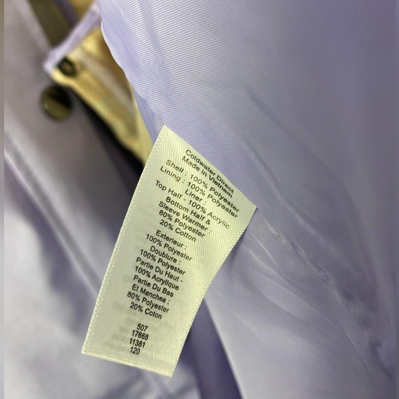 Coldwater Creek Lavender Sky Hooded Tunic Length Vest Women Size 1X - Picture 8 of 9